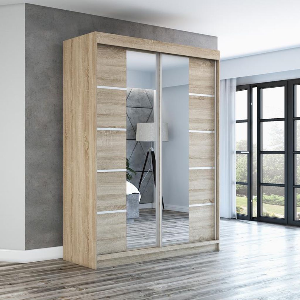 Schuifdeurenkast, kledingkast ERA, 160 cm. Kast met Productafbeelding 