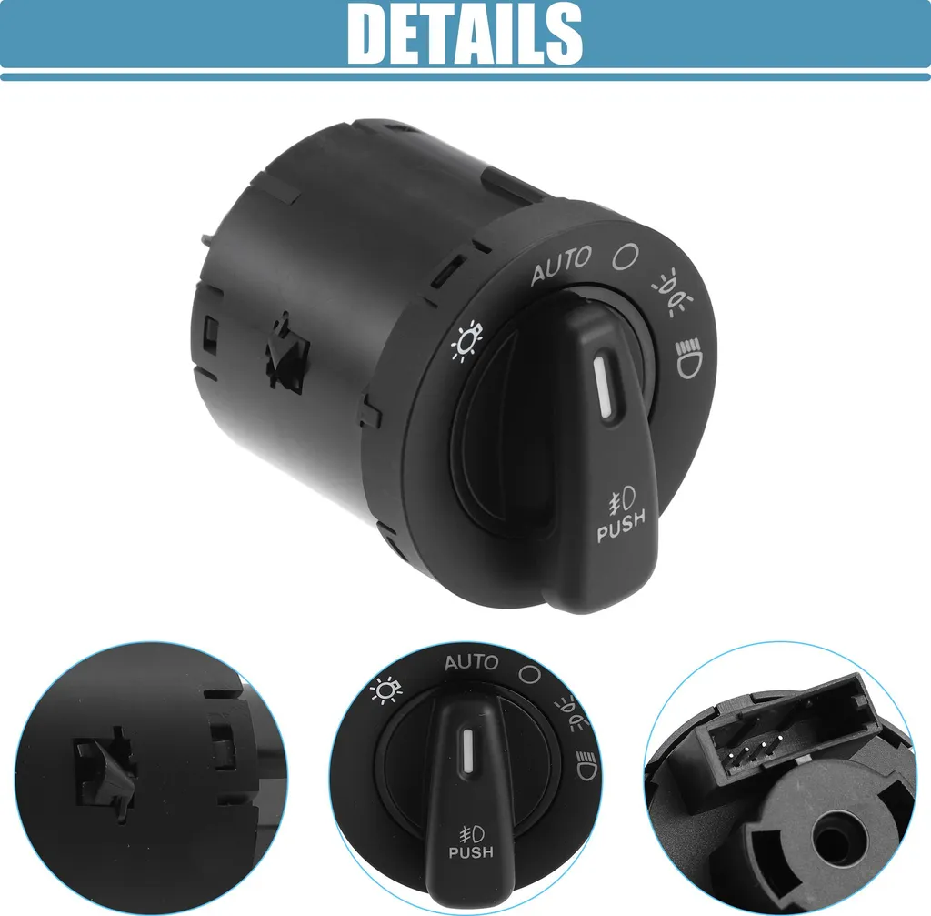 Commande de phare Dodge avec variateur - Idéal pour rénovation tableau - 4