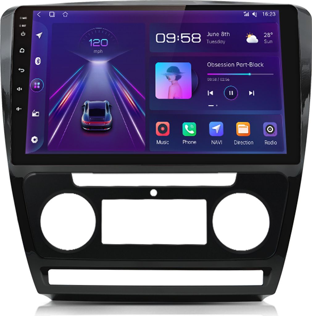 Für Skoda Octavia 2008-2013 Android13  android Auto radio Obrázok produktu 