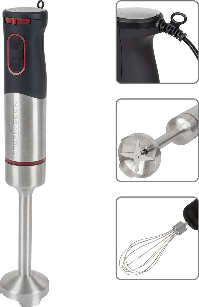 ProfiCook Stabmixer-Set PC-SMS 1226 Edelstahl, Handmixer, Produktbild 6