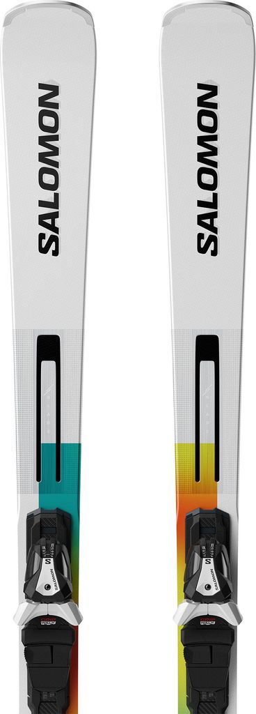 Salomon E ADDIKT PRO 76 DEMO + MI12 GW White/Black/Capri Breeze 170