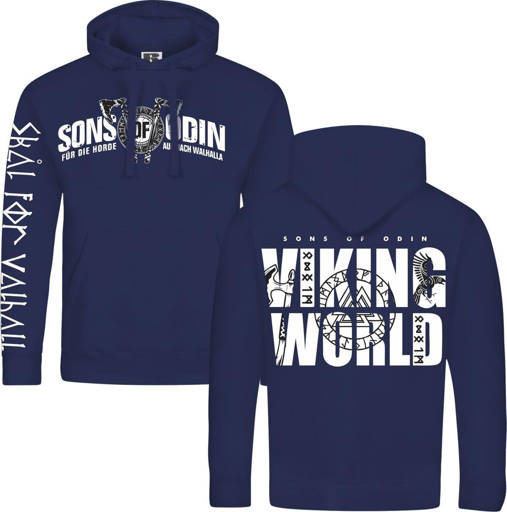 Herren Kapuzenpullover Für die Horde VIKING WORLD