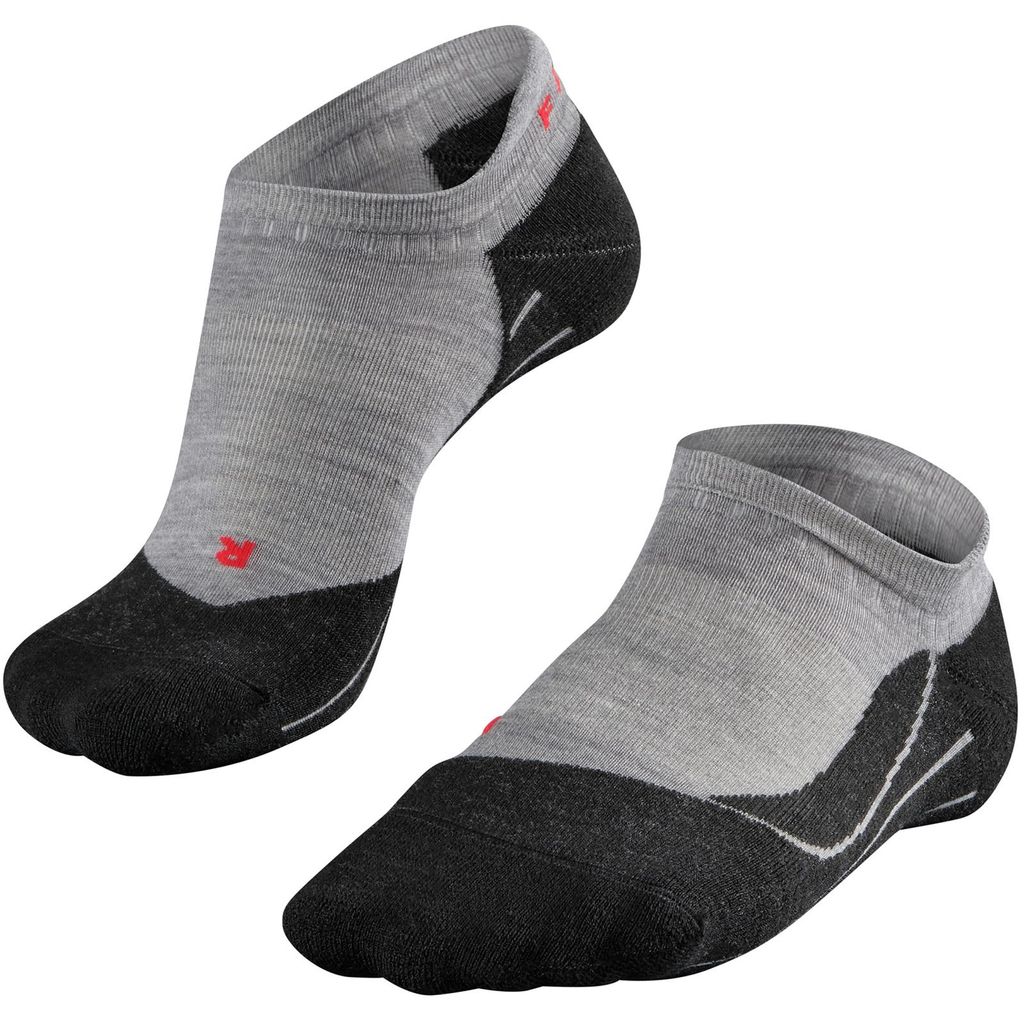 FALKE TK5 Invisible Trekkingsocken Füßlinge light grey 44-45