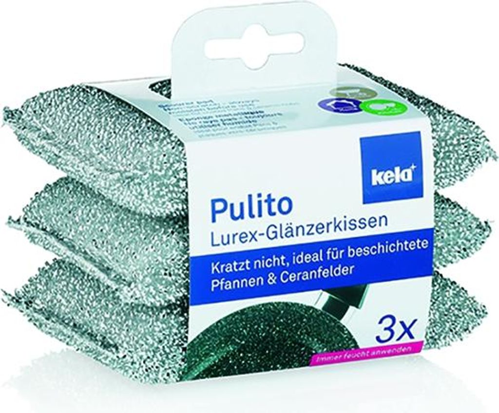 Kela Glänzerkissen Pulito 3er Set