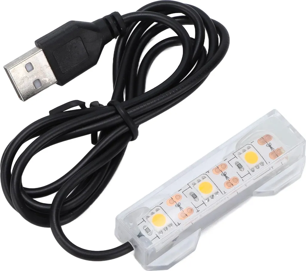 Luce LED USB per Acquario: Spettro Giallo per Paesaggio e Piante - 5
