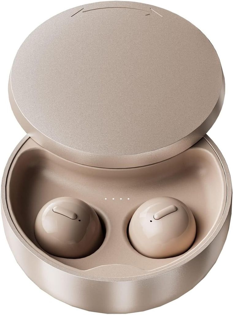 Kabellos Unsichtbare Mini in-Ear Wasserdicht Leichte Lange Akkulaufzeit HiFi Stereo Sound Kopfhörer mit Mikrofon für Arbeit Sports Training