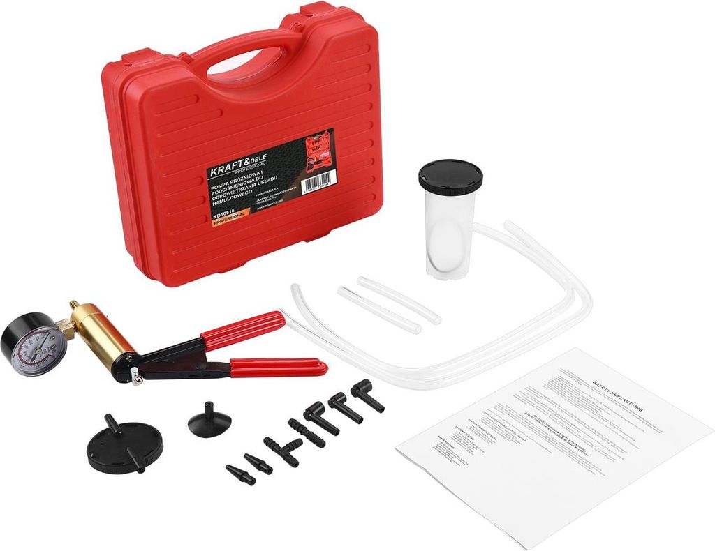 Kraft&Dele KD10516 pompa manuale a vuoto per lo spurgo dei Immagine del prodotto 