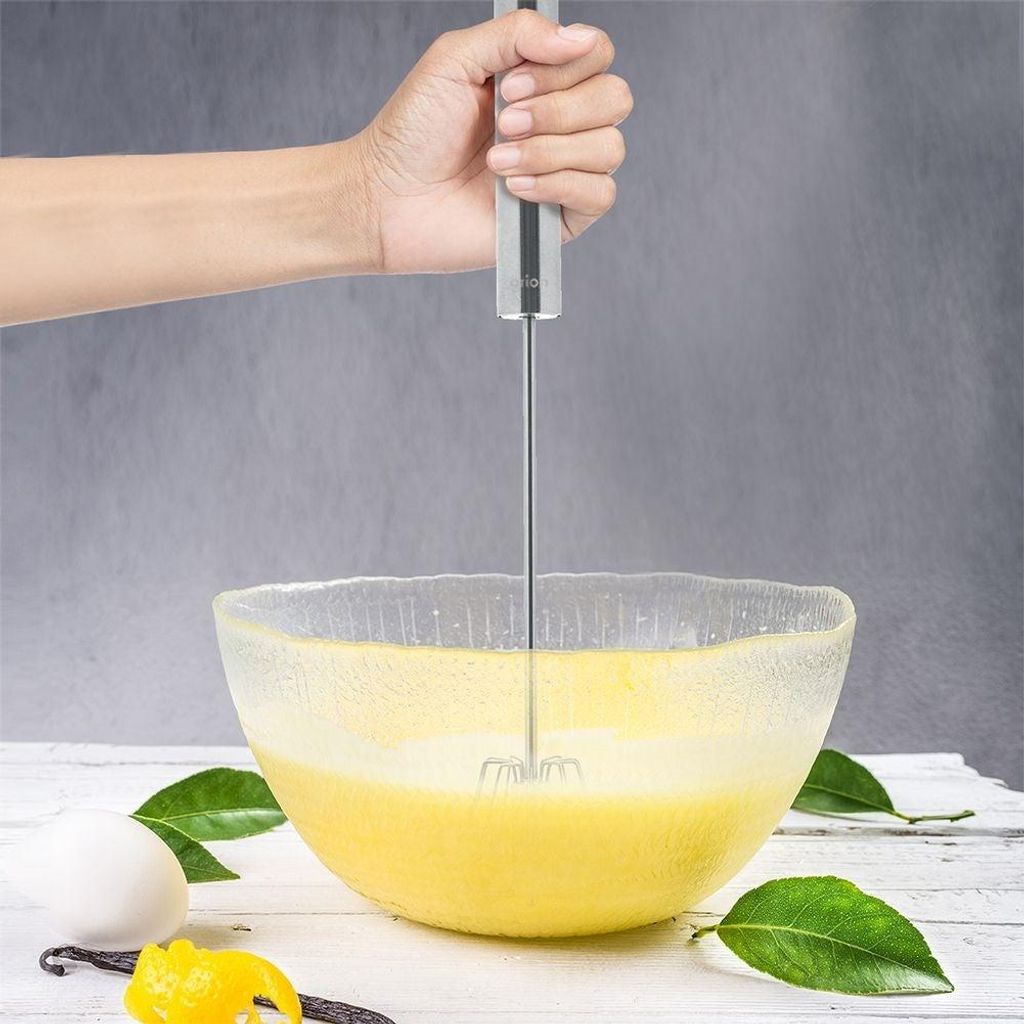 Rotierender Rührbesen für Milchschaum, Sahne, Eiweiß, Pfannkuchen