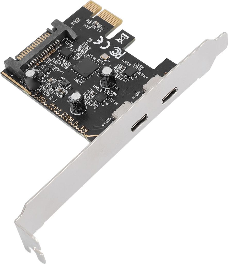 Adaptérová karta PCIe na Type-C, USB 3.2 Gen1, 2portová Obrázek produktu 