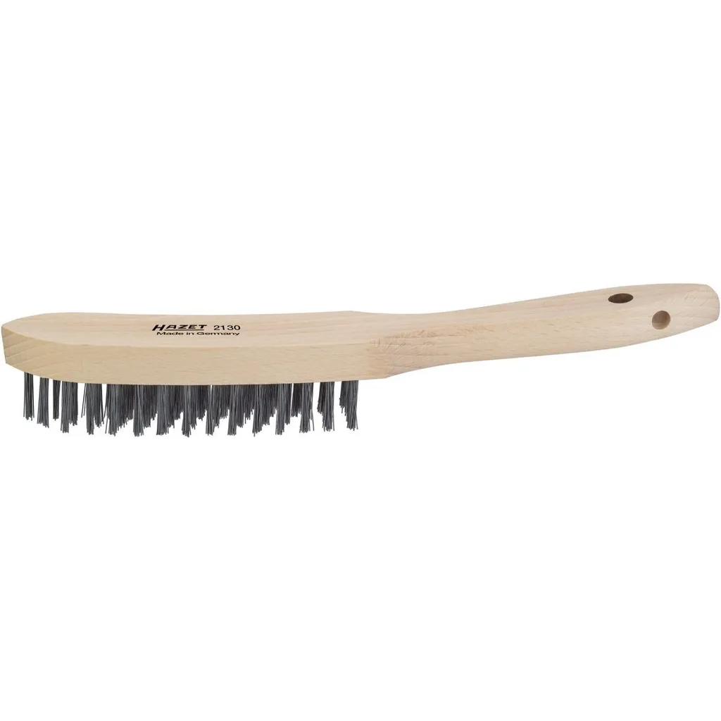 Spazzola Metallica Hazet 2130 Professionale | Acciaio e Legno 290mm