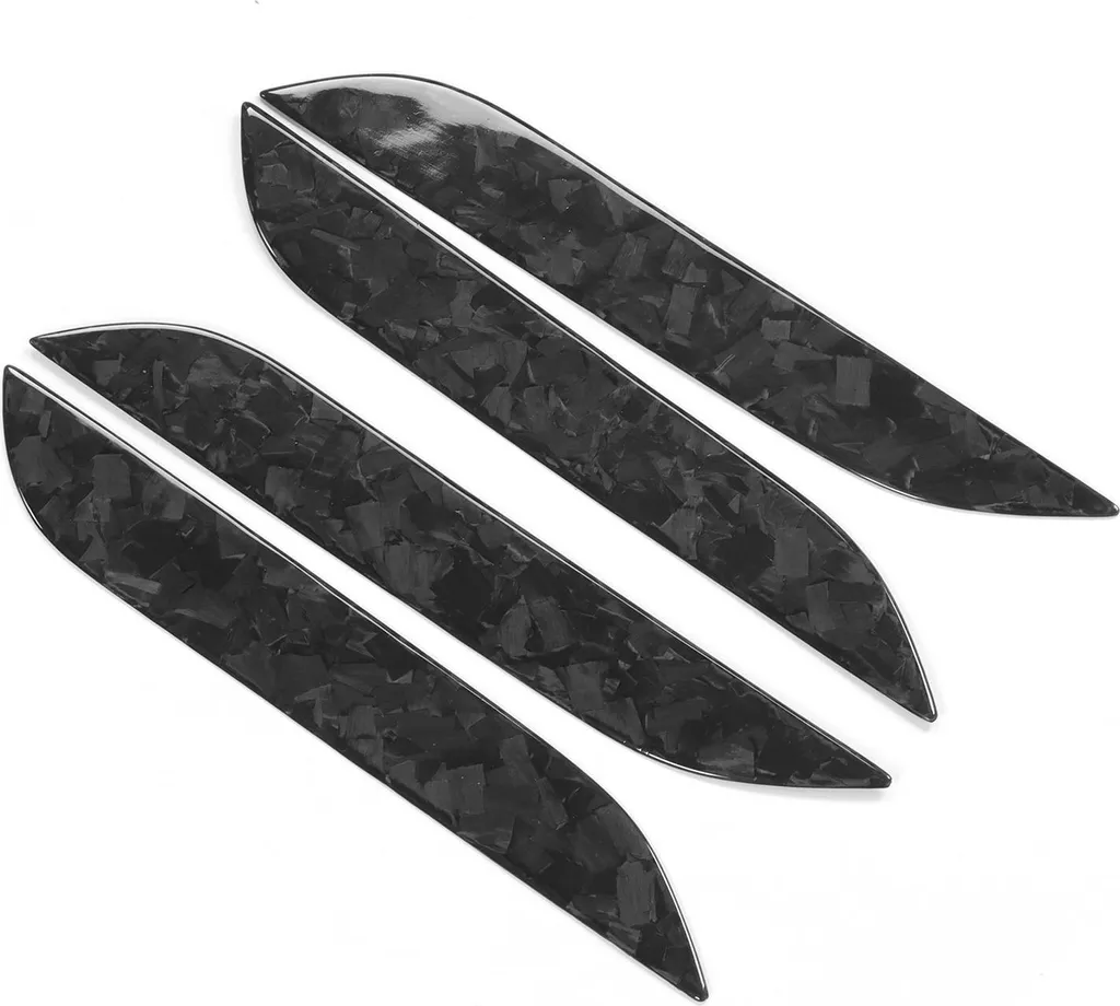 Kit décoration Tesla Model S en carbone véritable forgé brillant 4 pièces - 2