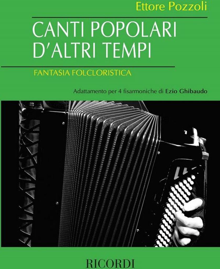 NR141703 Canti popolari d'altri tempi für4 Akkordeons Partitur und Stimmen