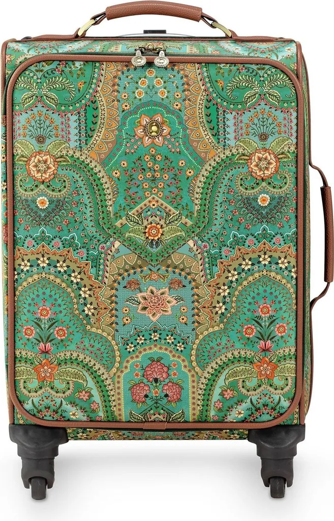 Valise cabine Pip Studio 57cm Jabali Green : voyagez léger avec style