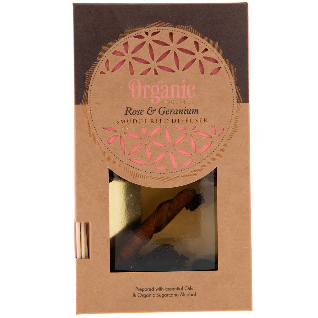 Parfum d'intérieur Organic - Rose et géranium, 150 ml Image du produit 