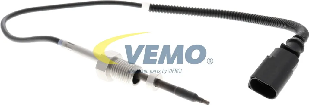 VEMO V10-72-1376 Sensore temperatura gas di scarico per VW Transporter V Bus (7HB, 7HJ, 7EB, 7EJ, 7EF, 7EG, 7HF, 7EC) M14 x 1,5 450 390 mm