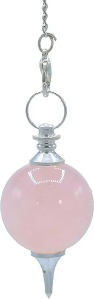 Retrouvez la Sérénité avec ce Pendule Quartz Rose et Chaîne 7 Chakras