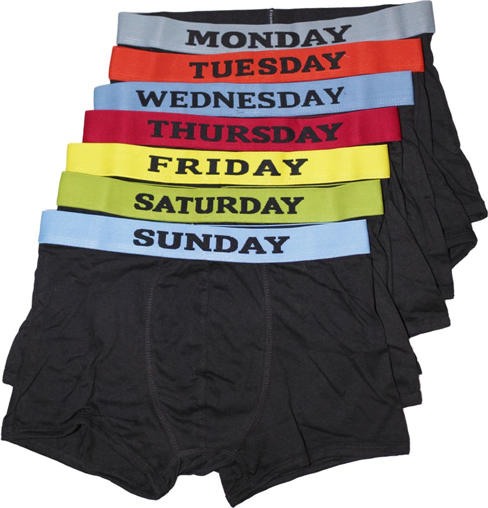 Boxers / caleçons pour hommes, motif jours de la semaine, 7 Image du produit 