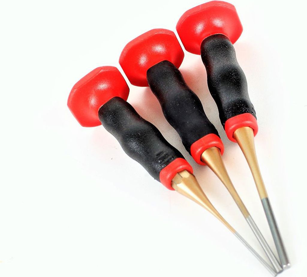 RENNSTEIG Splintentreiber Set 3 tlg. mit Han...