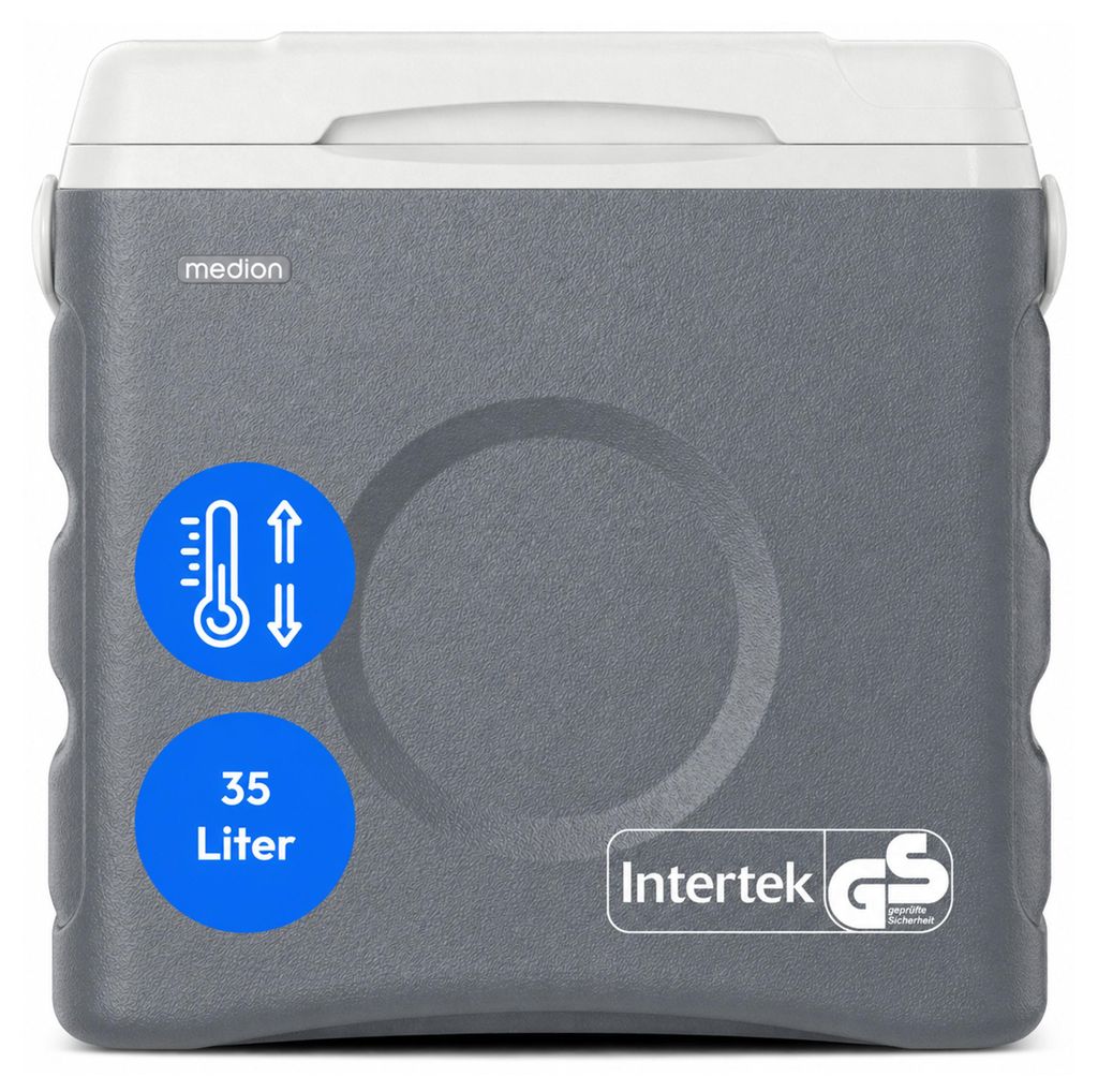 MEDION Thermoelektrische tragbare Kühlbox (35 Liter, Kühl- Produktbild 