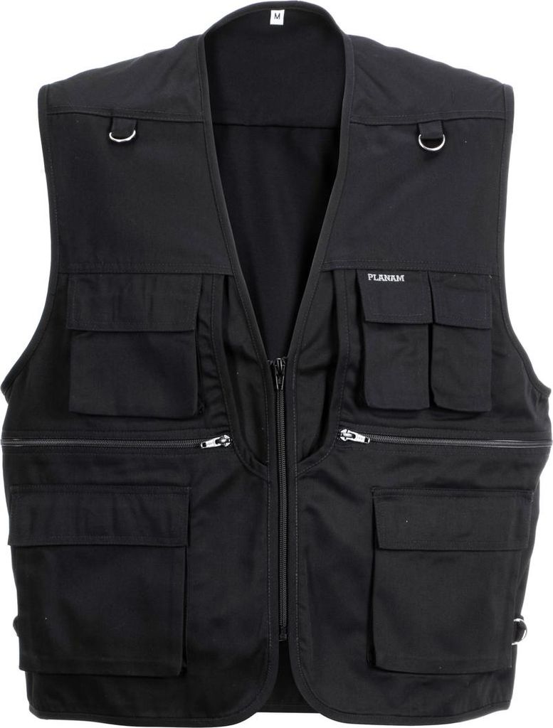 Planam leichte Sommerweste Gr. XL schwarz Produktbild 