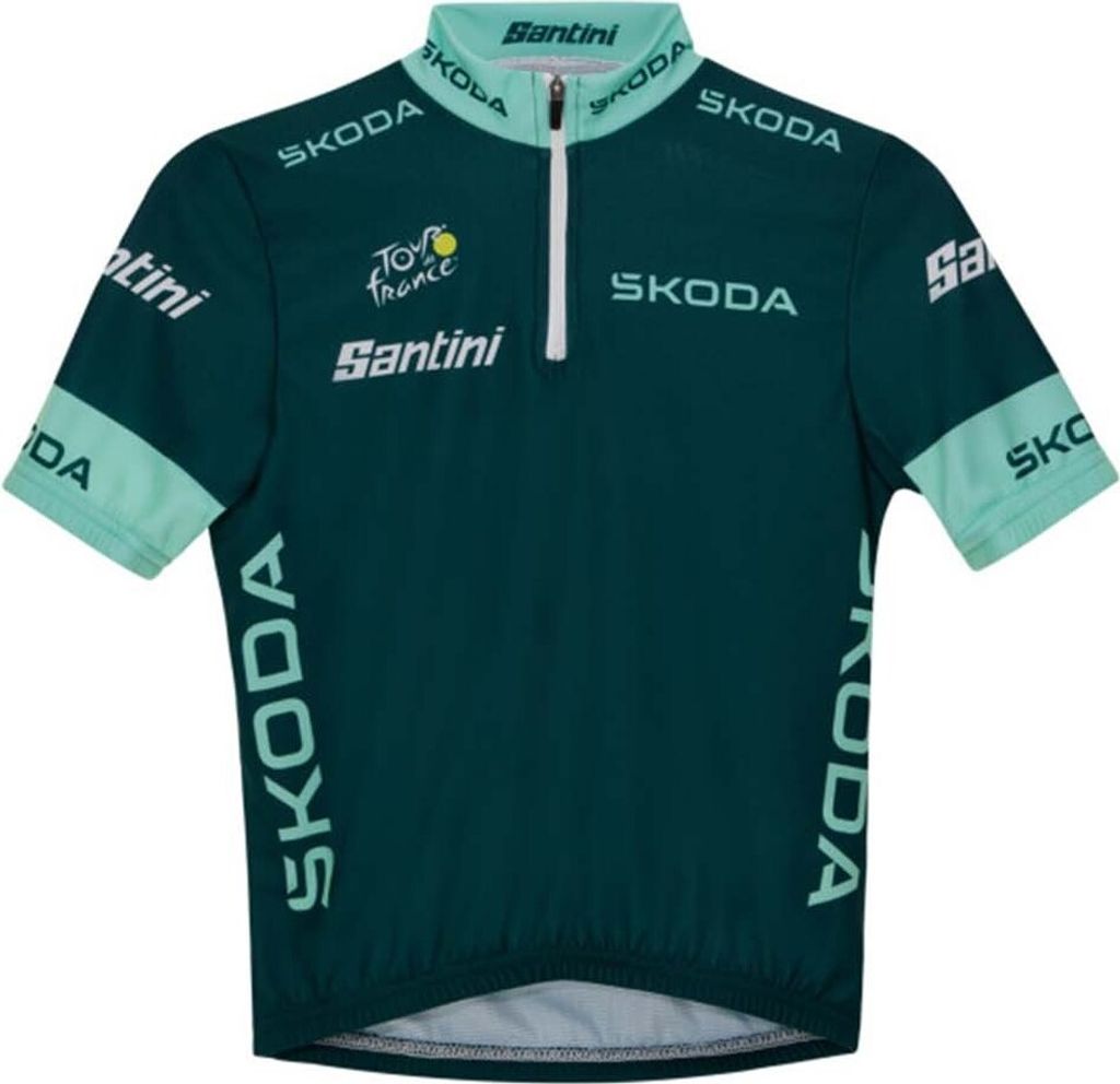 SANTINI Kurzarm Fahrradtrikot - TOUR DE FRANCE 2023 - Grün Produktbild 