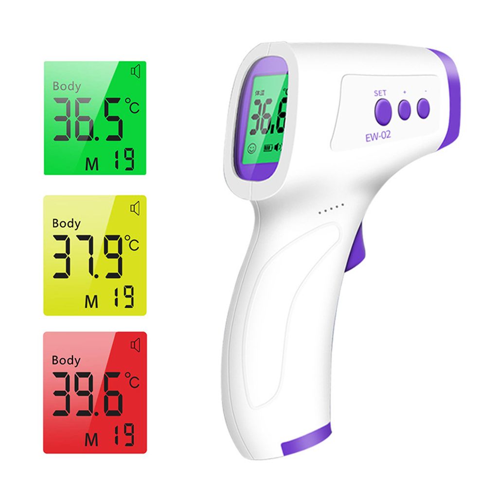 Digitales Infrarot-Thermometer Fiebertemperatur sofortige tragbar und leicht CMK-00333 genaue und berührungslose Messung