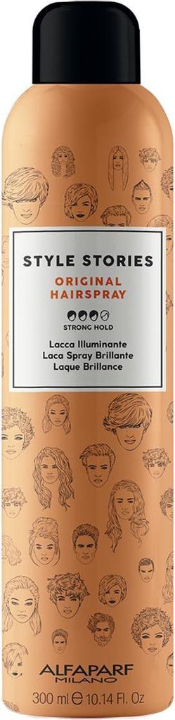 Alfaparf Milano Semi Di Lino Style & Care Original Hairspray Haarlack für starken Halt 300 ml