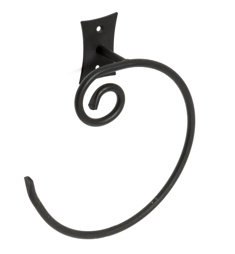 Eleganza Industriale: Sapho Rebecca CC006 Porta Salviette Nero Matto