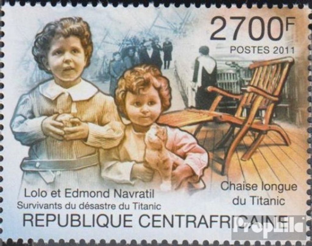 Briefmarken Zentralafrikanische Republik 2011 Mi 3139 (kompl.Ausg.) postfrisch Jahrestag Untergang der Titanic