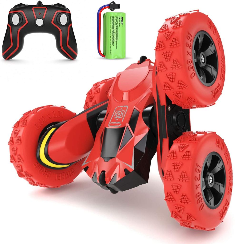 High Speed Ferngesteuertes Auto RC Stunt Auto Rennauto Buggy Kinder Spielzeug 