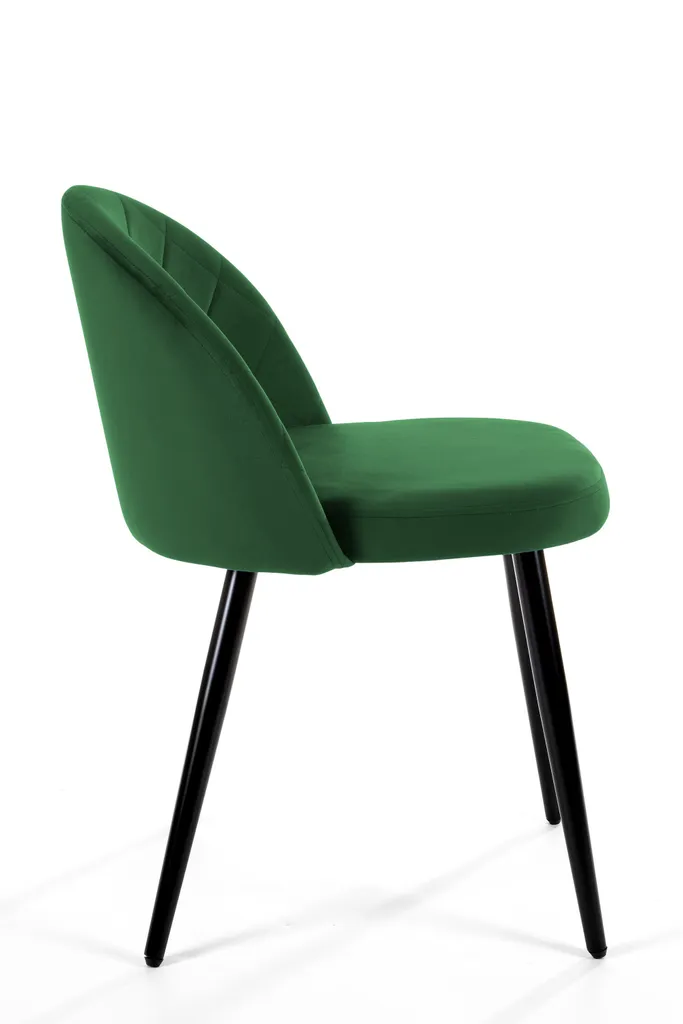 Chaises de Salle à Manger Vert Bouteille Lot de 4 Assises Modernes - 4