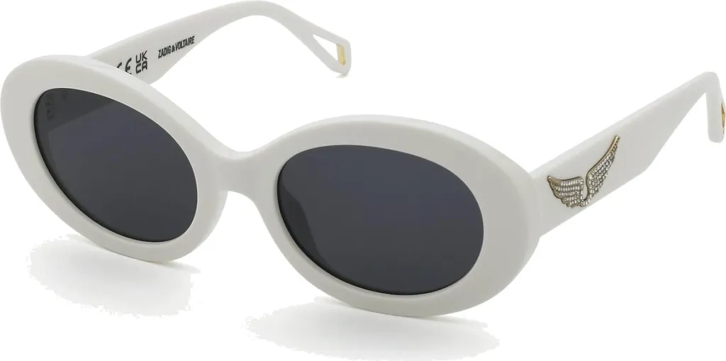 Lunettes Zadig & Voltaire SZV460S Monture Crème Brillant Protection UV