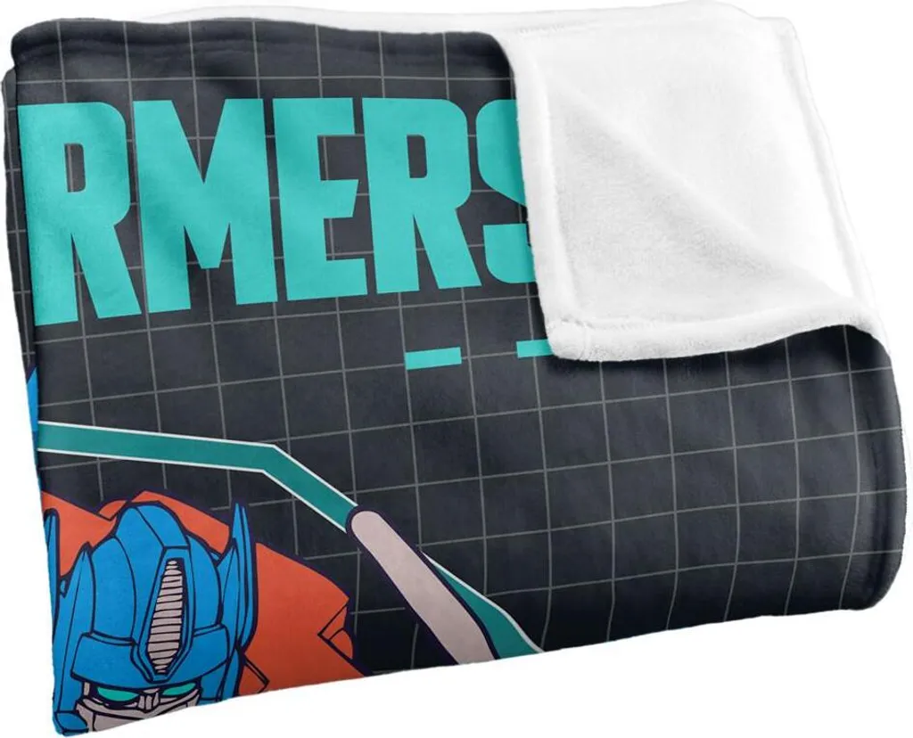 Couverture Douce Transformers Multicolore avec Motif Schématique TV19052 - 3