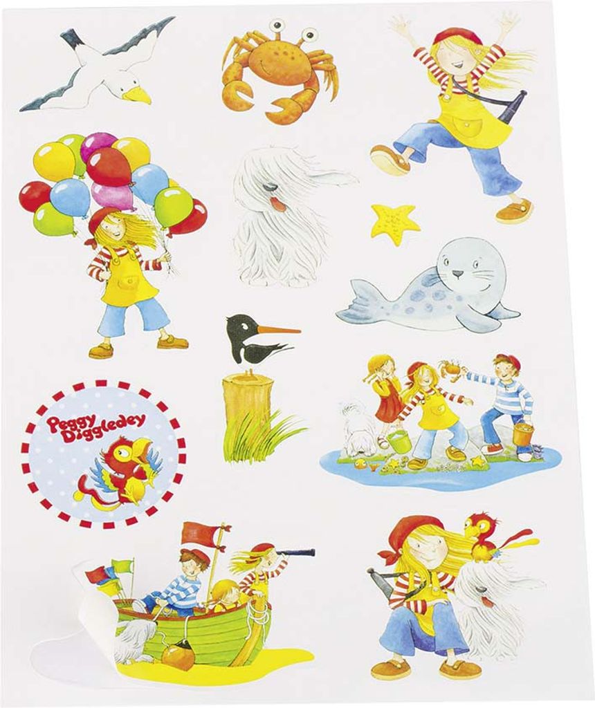 GOKI Gollnest & Kiesel Aufkleber, Peggy Diggledey