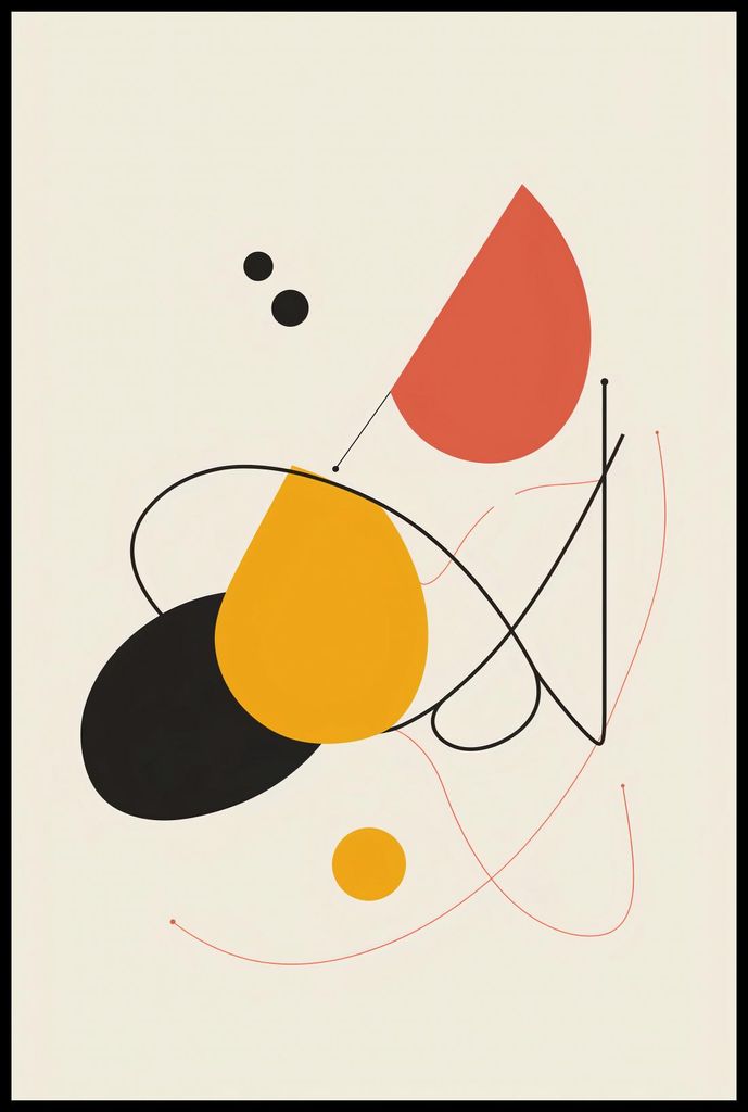 Plakat 61x91,5cm Rhapsodie der Formen