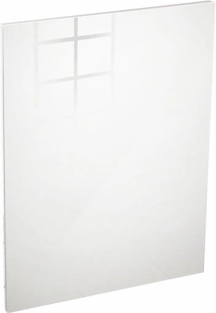Étagère de cuisine fine blanc laqué 60 cm - Rangement 3 niveaux chic