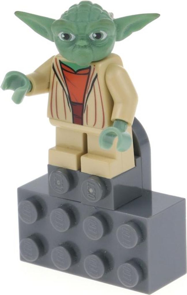 1x Lego Magnet Minifigur Star Wars Yoda Jedi Meister Stein Produktbild 