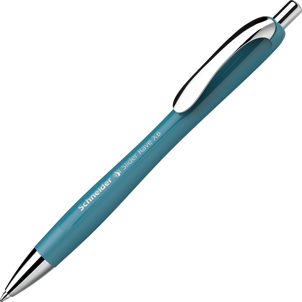 Stylo à bille Schneider Rave, corps bleu, plastique, Image du produit 