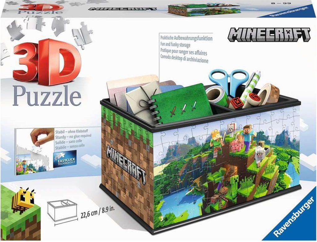 RAVENSBURGER 3D úložný box na puzzle: Minecraft 216 Obrázok produktu 