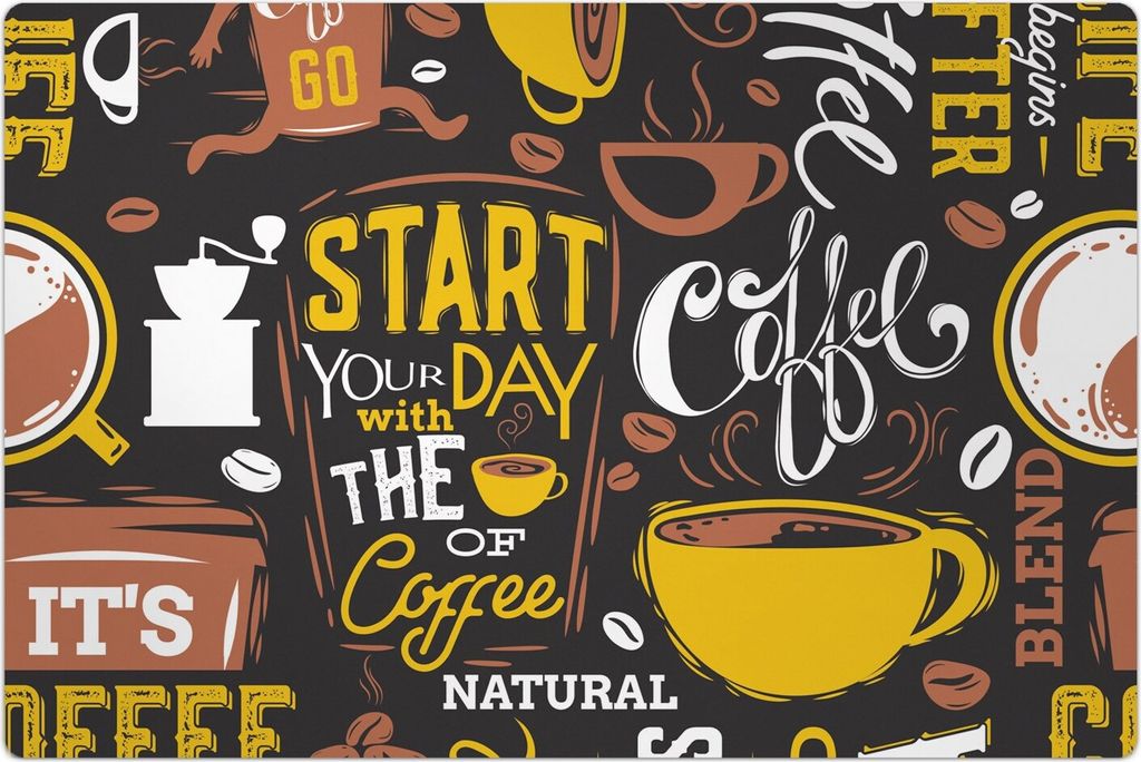 Küchenmatte 120x180 cm Vinylmatte Bodenmatte Dekoration - Ideen Küche