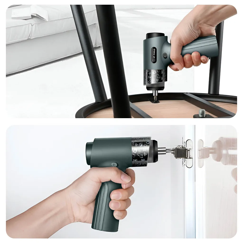 Visseuse Électrique à Puissance Variable et Jeu d'Embouts 36-en-1 Acier - 6
