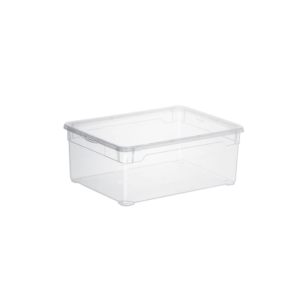 Rotho Aufbewahrungsbox Clear Man Shoe inkl. Deckel 10 L Produktbild 