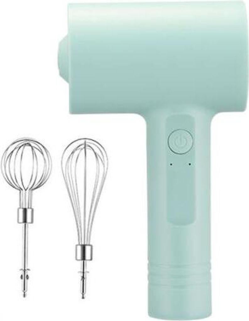 360Home Kabelloser elektrischer Schneebesen + zerkleinerer grün 10.5*7.5*23.5cm