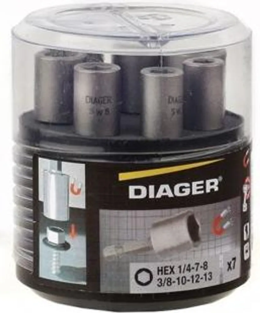Finis les vis qui tombent avec les douilles magnétiques DIAGER U602