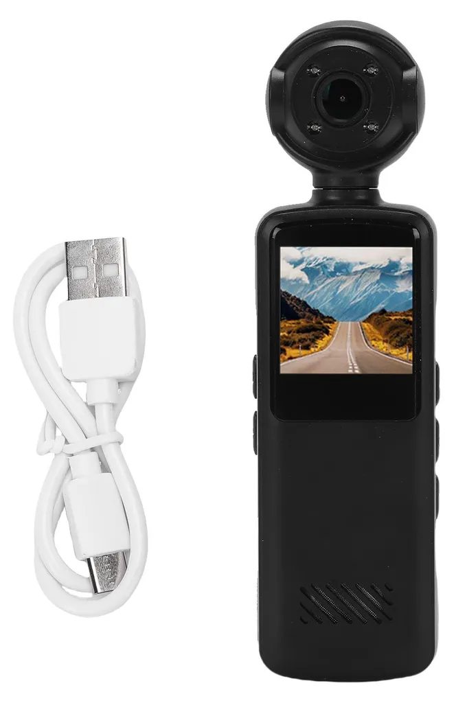 Mini caméra de sport WiFi Full HD avec stabilisation et grand angle