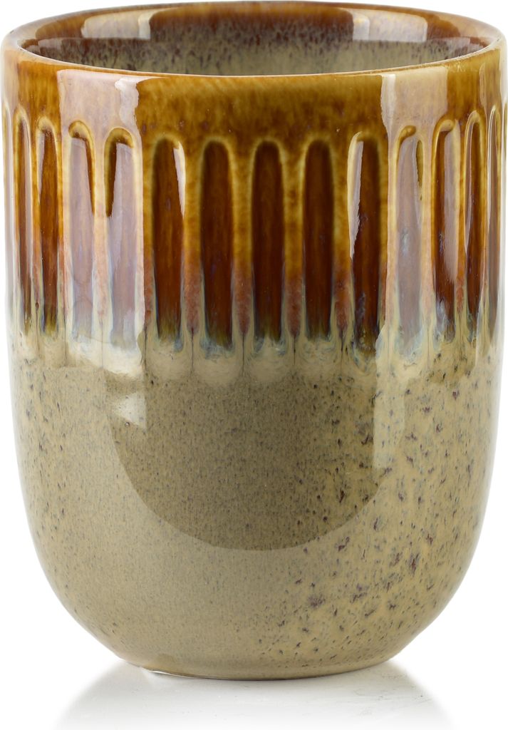 Becher Keramik Basic Nature BASIC NATURE 8x6x10 cm 300 ml Natur/Erdtöne 1 Stück