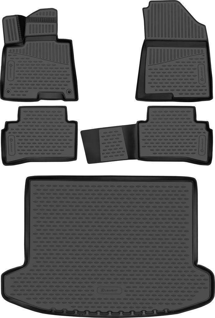 Gummi Kofferraumwanne + Fußmatten Set für Kia Sportage 5 GT Line-S, Bj. 1/2022-