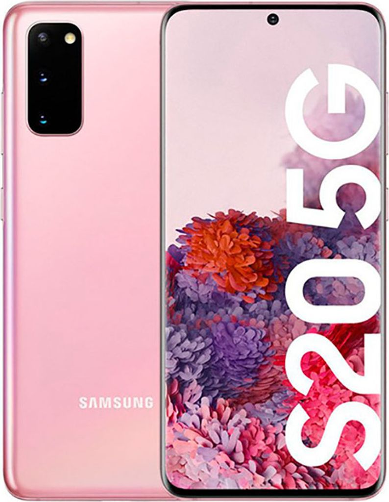 SAMSUNG Galaxy S20 5G Dual-SIM-Smartphone cloud pink 128 GB Immagine del prodotto 