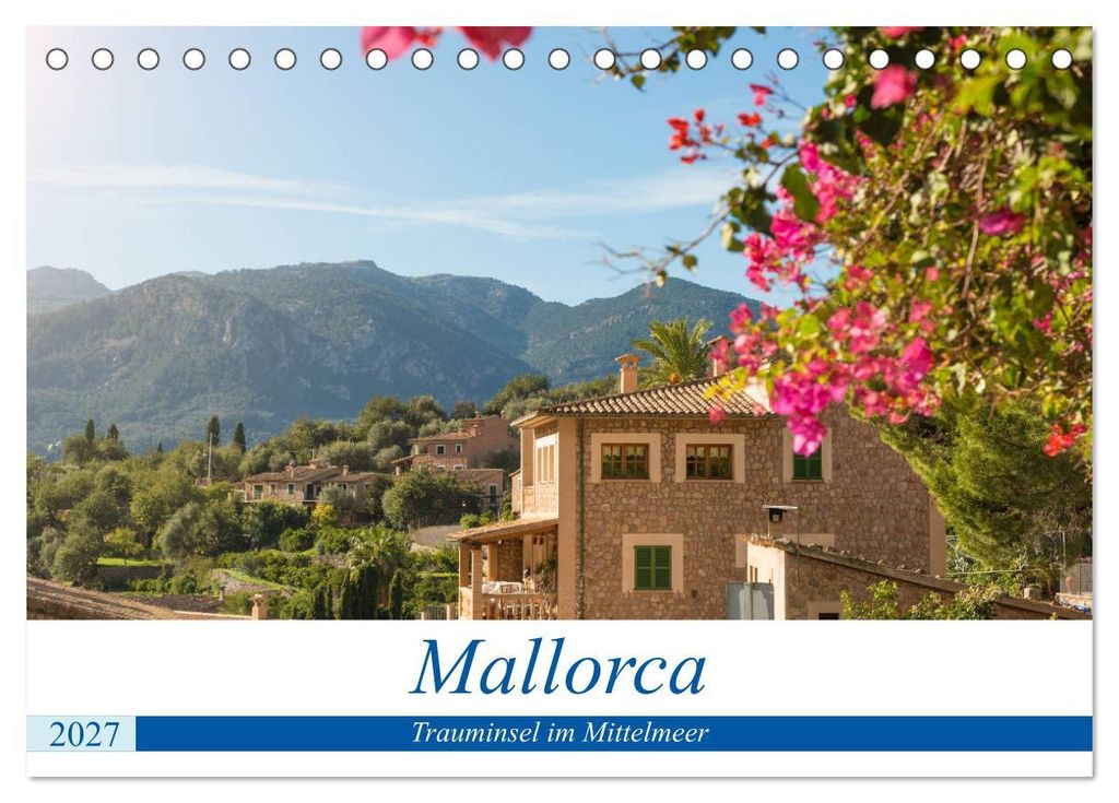 Mallorca - Trauminsel im Mittelmeer (Tischkalender 2027 DIN A5 quer), CALVENDO Monatskalender
