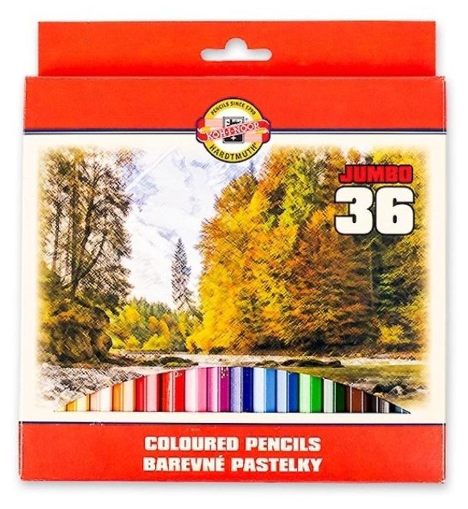 Matite colorate KOH Omega Jumbo 36 Immagine del prodotto 